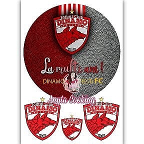 Imagine Comestibila " Fotbal18 FC DINAMO BUCURESTI " - Anyta Cooking - Anyta Cooking