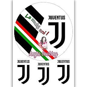 Imagine Comestibila " Fotbal26 JUVENTUS TORINO " - Anyta Cooking - Anyta Cooking
