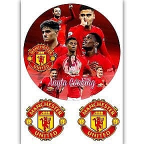 Imagine Comestibila " Fotbal31 MANCHESTER UNITED " - Anyta Cooking - Anyta Cooking