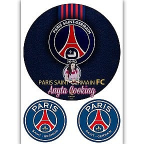 Imagine Comestibila " Fotbal36 PSG PARIS SAINT-GERMAIN " - Anyta Cooking - Anyta Cooking