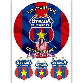 Imagine Comestibila " Fotbal40 STEAUA BUCURESTI " - Anyta Cooking - Anyta Cooking