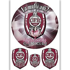 Imagine Comestibila " Fotbal8 CFR CLUJ " - Anyta Cooking - Anyta Cooking