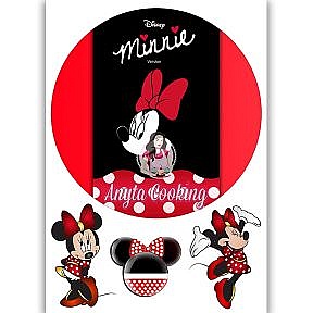 Imagine Comestibila " Minnie Mouse8 " - Anyta Cooking - Anyta Cooking