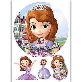 Imagine Comestibila " Printesa Sofia4 " - Anyta Cooking - Anyta Cooking