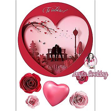 Imagine Comestibila " Valentines Day 17 " - Anyta Cooking - Anyta Cooking