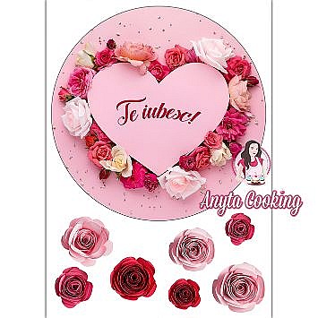 Imagine Comestibila " Valentines Day 25 " - Anyta Cooking - Anyta Cooking