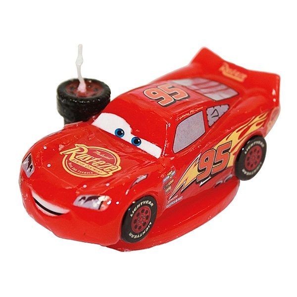 Lum&acirc;nare pentru zi de naștere - Cars 3D - 8 CM - Dekora - Anyta Cooking