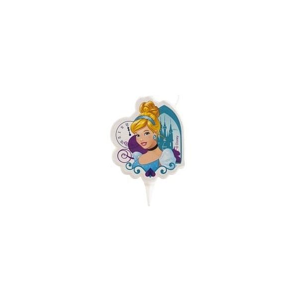 Lum&acirc;nare pentru zi de naștere &ndash; CINDERELLA 2D &ndash; 7,5 CM - Dekora - Anyta Cooking