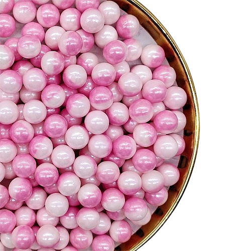 Perle / Perlute din zahar - Roz / Pink - 150g - Pastry Colours