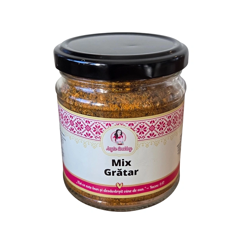 Mix de condimente PREMIUM &ndash; 100% Natural &ndash; Grătar clasic (barbecue mix) 100g &ndash; Anyta Cooking