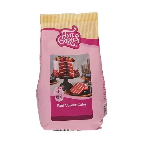 Mix pentru tort RED VELVET - 500 G - FunCakes - Anyta Cooking