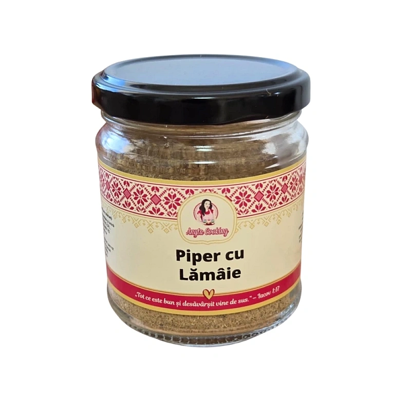 Mix Piper cu Lăm&acirc;ie 80g (Lemon Pepper) &ndash; Anyta Cooking