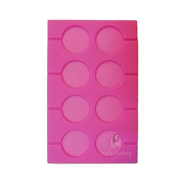 Mulaj din silicon forma - Acadea / Lollipop - 8 cavitati