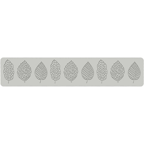 Mulaj din silicon Frunze de Gradina - Silikomart Lace Mat Garden
