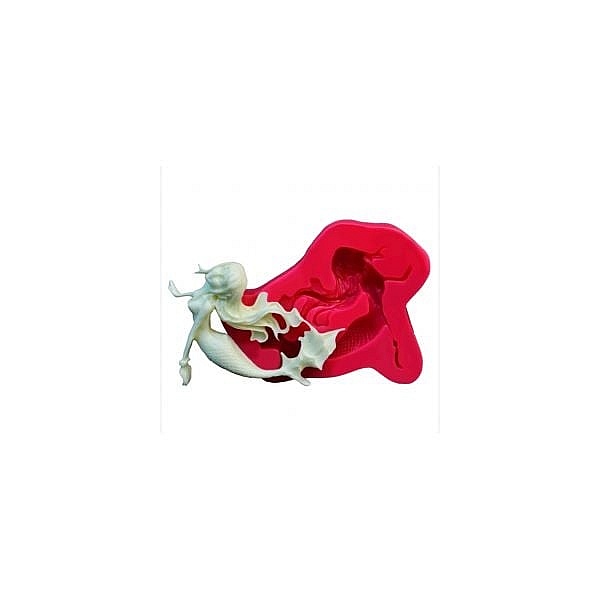Mulaj din silicon &ndash; Sirena &ndash; 6 x 4 cm - Cesil - Anyta Cooking	