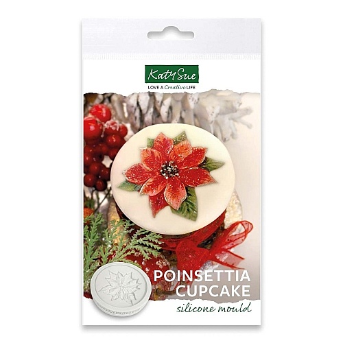 Mulaj din silicon &ndash; "Steluța de Crăciun" -POINSETTIA -Katy Sue