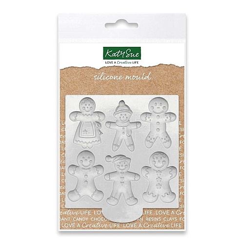 Mulaj din silicon &ndash; Turta Dulce &ndash;GINGERBREAD PEOPLE &ndash; Karen Davies