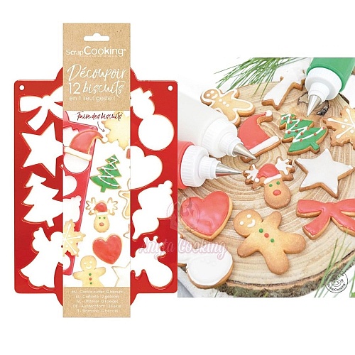 Multi decupatoare de craciun din plastic &ndash; Scrapcooking