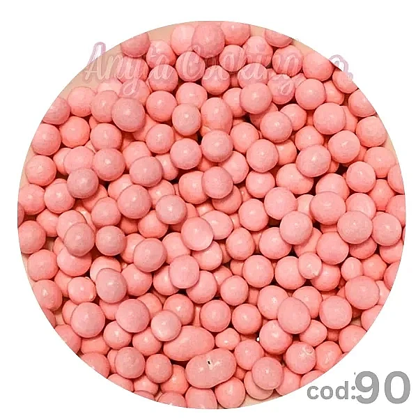 Orez Extrudat Glazurat cu Ciocolata veritabila - ROZ BEBE - 4mm - 100 gr - Anyta Cooking