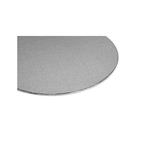 Disc tort ARGINTIU rotund &Oslash; 30 cm - grosime 3 mm