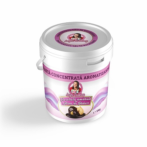 Pastă Concentrată Aromatizantă &ndash; CIOCOLATA AMARUIE CU ALUNE DE PADURE - 1 kg - Anyta Cooking