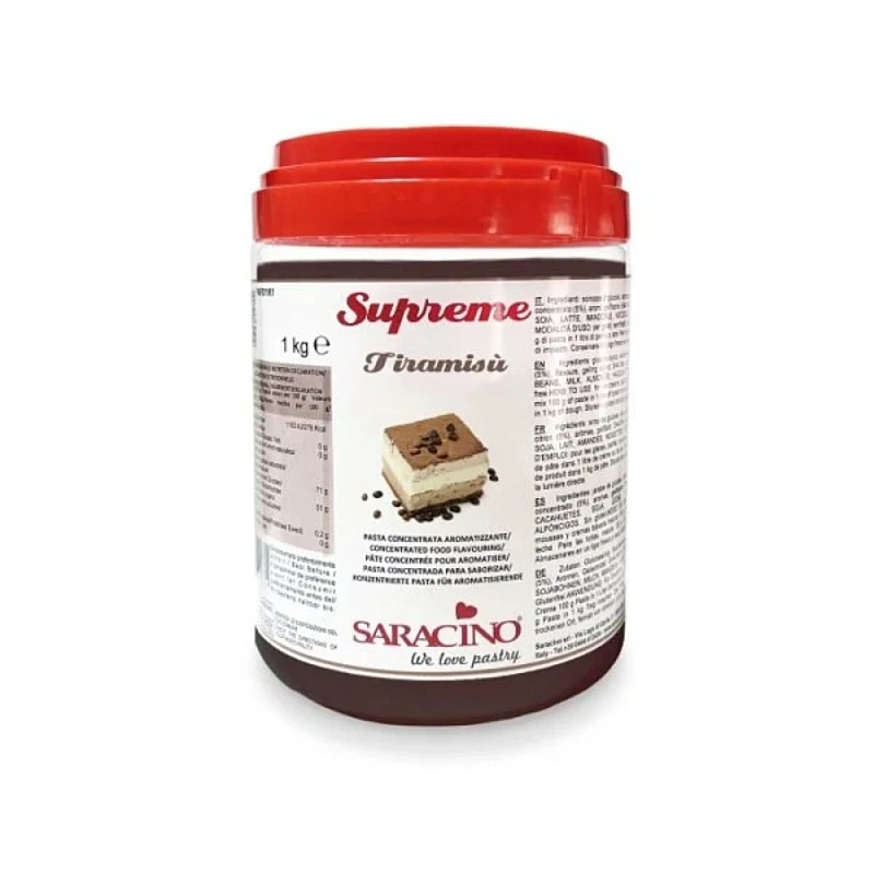 Pasta aromatizanta concentrata - Tiramisu - 1kg - Saracino