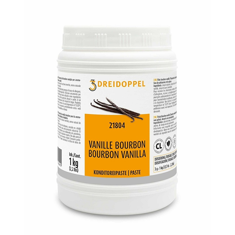 Pasta concentrata aromatizanta Naturala , Fara E-uri -  Vanilie Bourbon 1kg - Dreidoppel