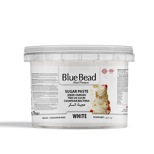 Pasta de Zahar - ALB - 1 kg - Blue Bead