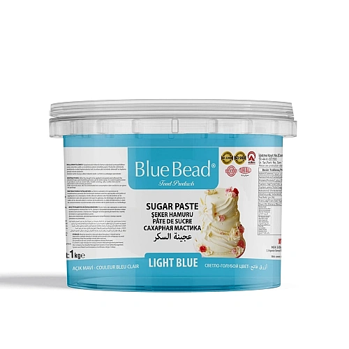 Pasta de Zahar &ndash; ALBASTRU DESCHIS - 1 kg - Blue Bead - Anyta Cooking 