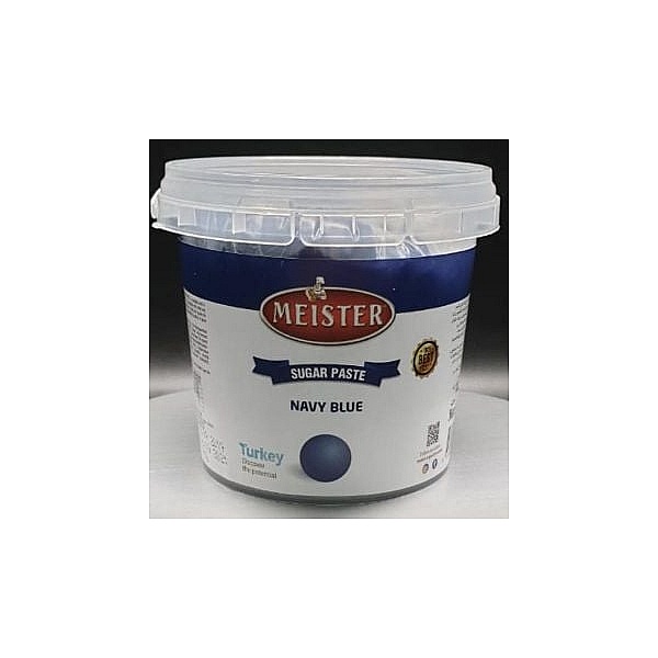 Pasta de Zahar (Fondant) - ALBASTRU INCHIS - 1 kg - Meister