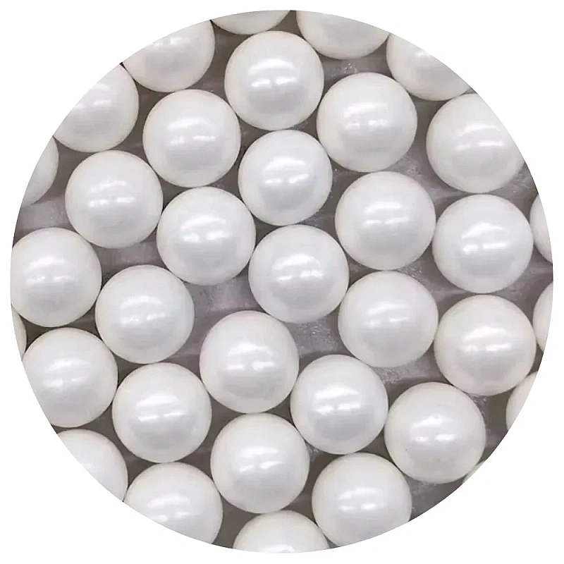 Perle / Perlute din zahar 14mm - Alb / White - 1kg - Pastry Colours