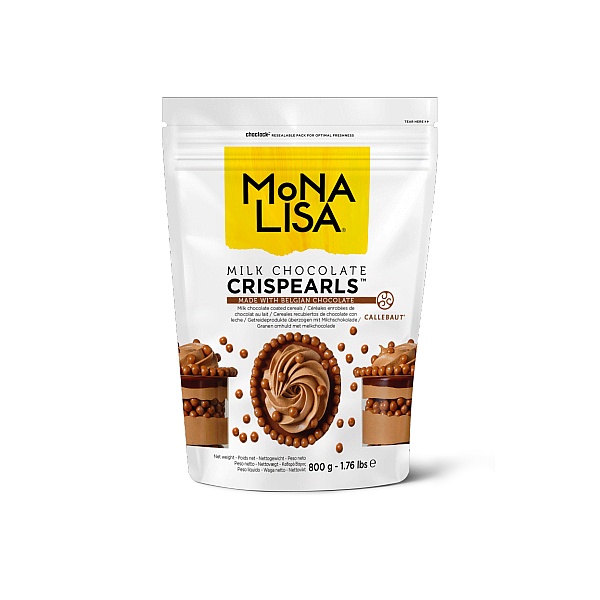 Perle Crispearls din Ciocolată cu Lapte-800g - Mona Lisa - Callebaut