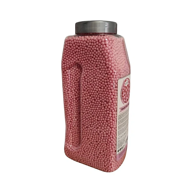 Perlute din Orez acoperite in Ciocolata - Roz/Pink - 4mm - 1 kg