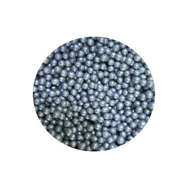 Perlute din Orez Expandat 4 mm &ndash; Argintiu / Gumus - 1 kg