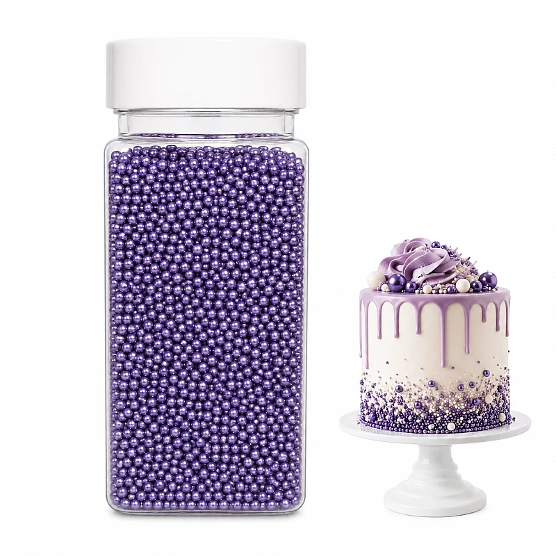 Perlute din Zahar 2 mm Mov / Purple - 100 gr - Dr Gusto