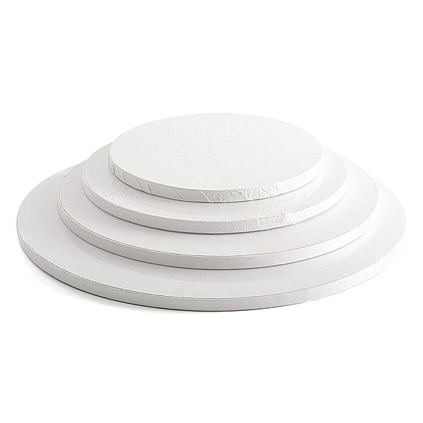 Platou tort rotund-Alb-&Oslash; 25- 1.2 cm grosime-Decora