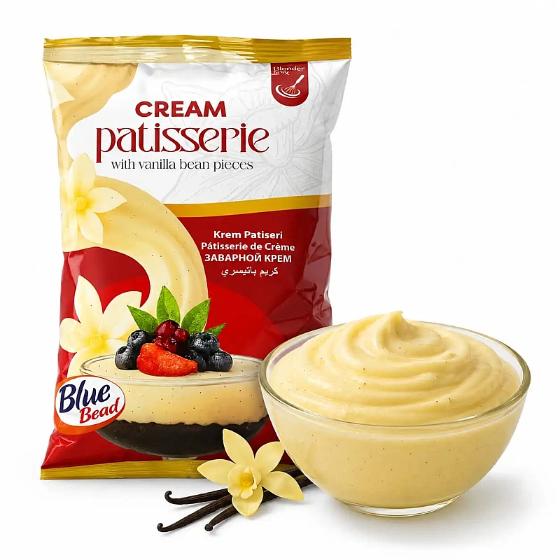 Pudra instant pentru Crema de Vanilie - 1 kg - Blue Bead  - Anyta Cooking