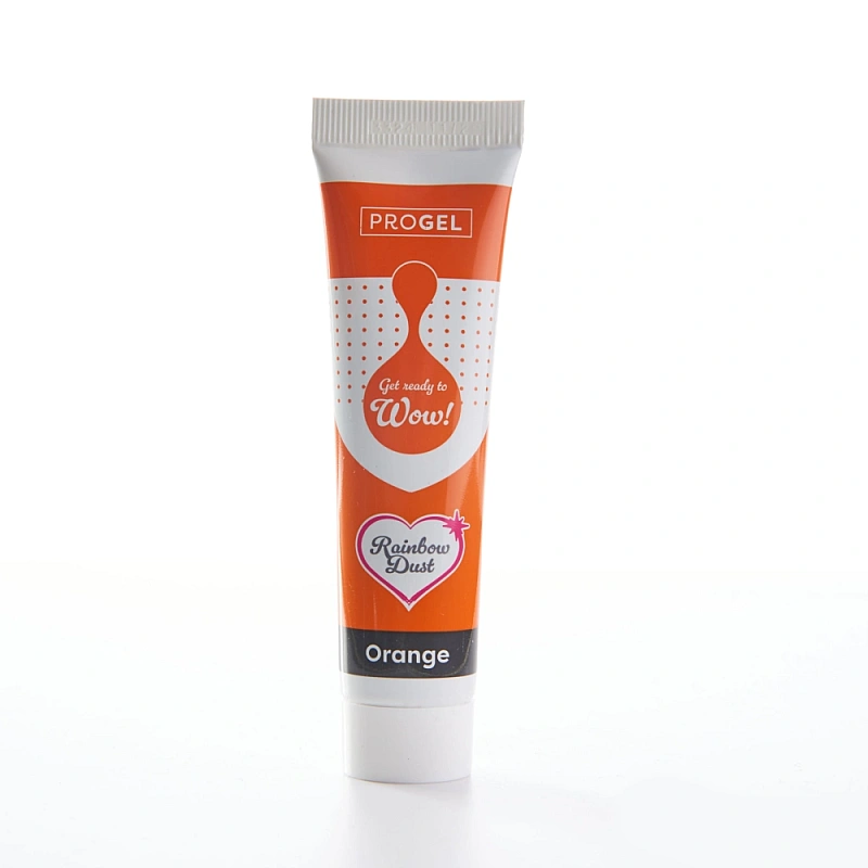 Colorant Alimentar Concentrat Gel - PORTOCALIU / ORANGE &ndash; 25 GR - Rainbow Dust