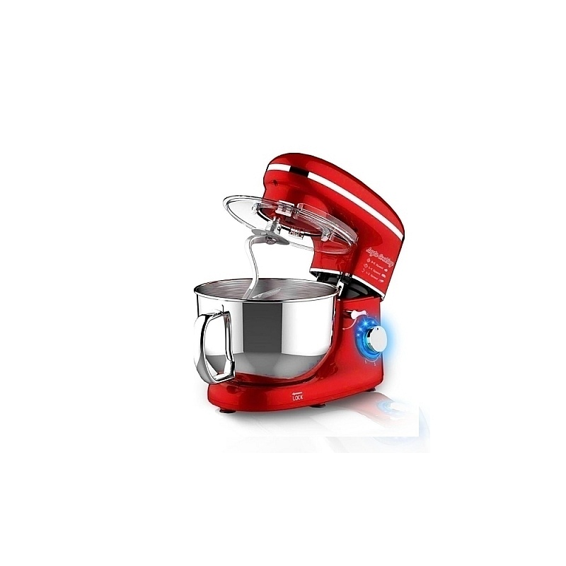 Robot de Bucătărie Mixer cu bol de 6.2 L - 2000W - Roșu - Anyta Cooking