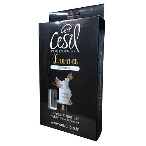 Set 12 decupatoare litere Numere&Numbers - Cesil Luna