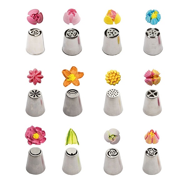 Set 12 Duiuri Rusesti pentru flori 3D -Model2- Decora