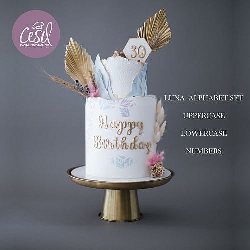 Set 28 decupatoare litere Minuscule/Lowercase - Cesil Luna