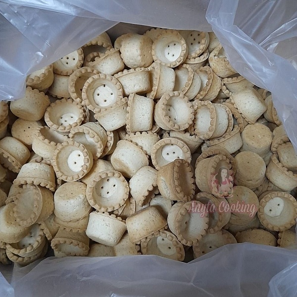 Set 300 buc coji pentru minitarte-Rotunde Vanilie- &Oslash; 38 mm - Anyta Cooking