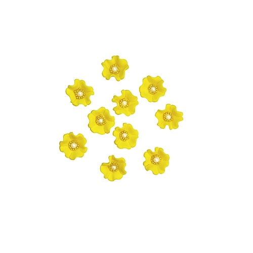  Set decor comestibil - "Flori galbene" - Anyta Cooking 