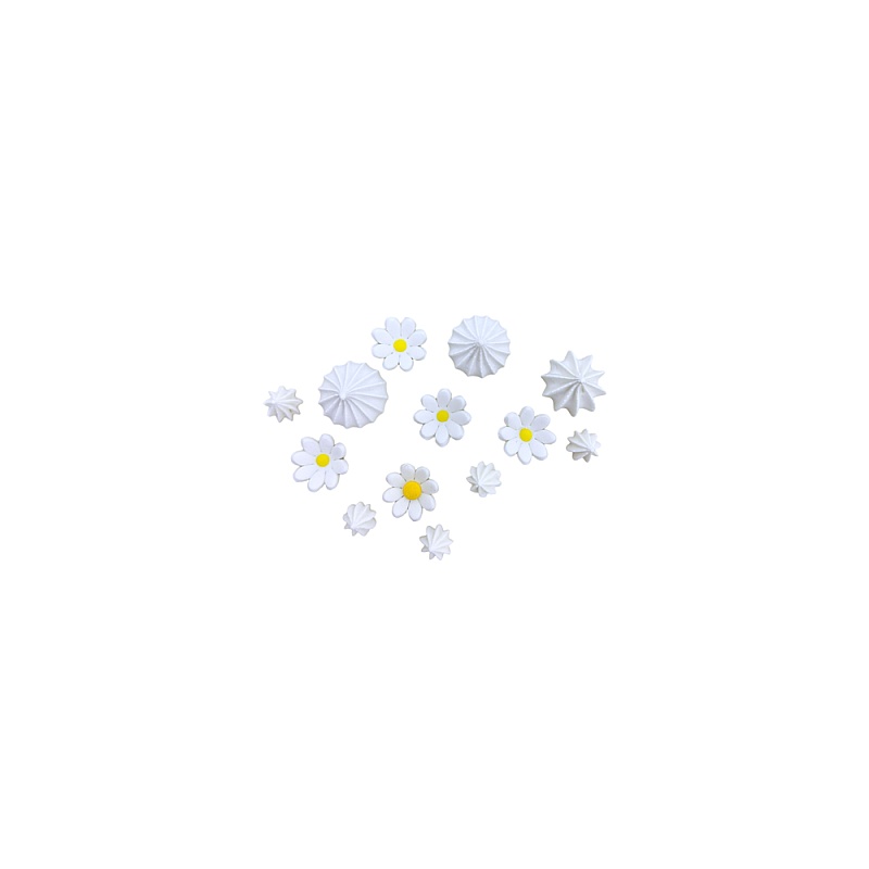  Set decor comestibil - &bdquo;Dansul florilor albe&rdquo; - Anyta Cooking 
