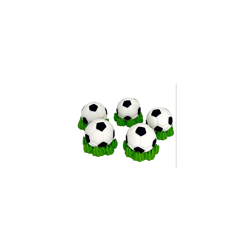 Set decor comestibil - &bdquo;Minge de fotbal"  5buc - Anyta Cooking 