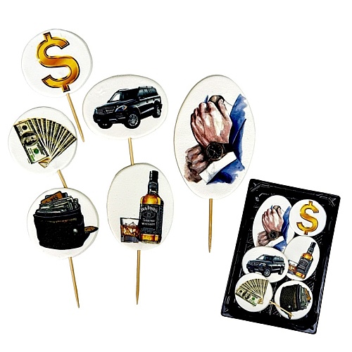  Set decor comestibil - &bdquo;Om de afaceri TOP&rdquo; - Anyta Cooking 