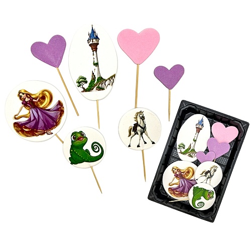  Set decor comestibil -  Prințesa Rapunzel - Anyta Cooking 