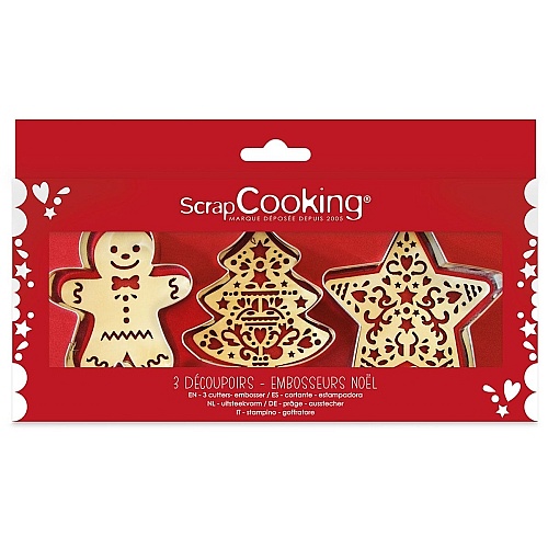 Set decupatoare si emboasoare Craciun &ndash; Scrapcooking