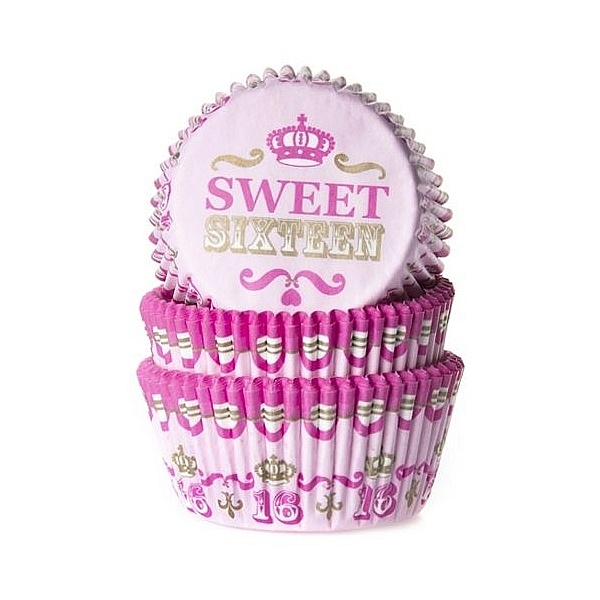 Set Forme Briose 16 Ani Sweet Sixteen  &ndash; 50 bucati &ndash; House of Marie